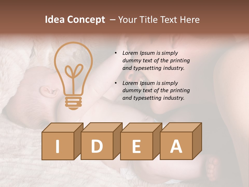 Bonding Caucasian Two PowerPoint Template