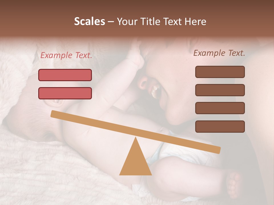 Bonding Caucasian Two PowerPoint Template