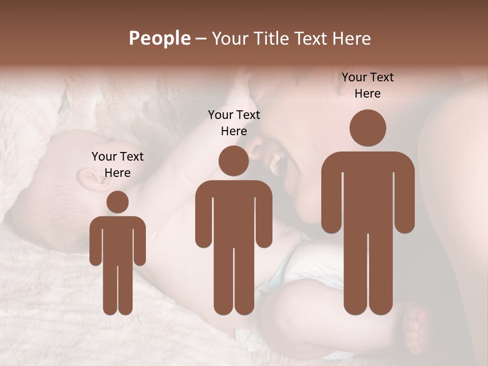 Bonding Caucasian Two PowerPoint Template