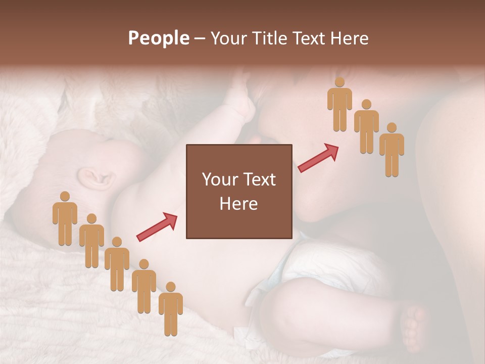 Bonding Caucasian Two PowerPoint Template