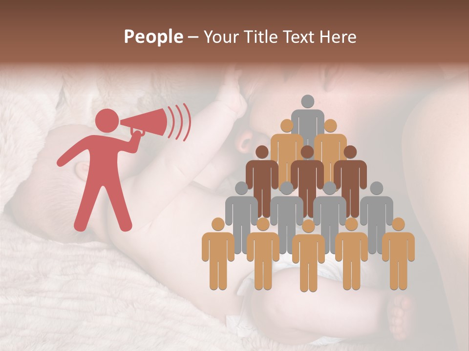 Bonding Caucasian Two PowerPoint Template