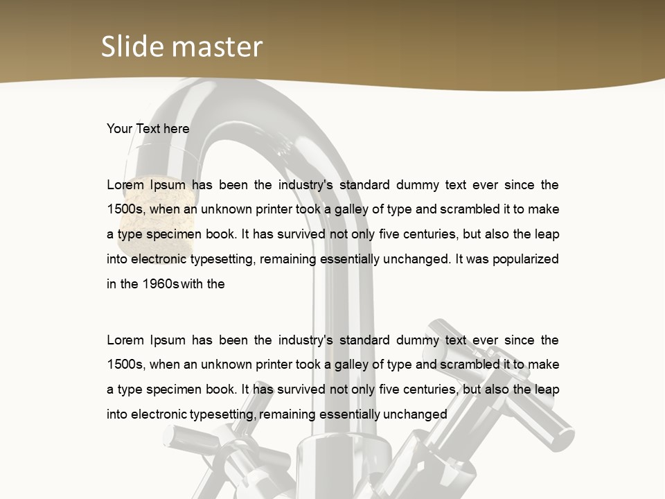 Save Clean Vector PowerPoint Template