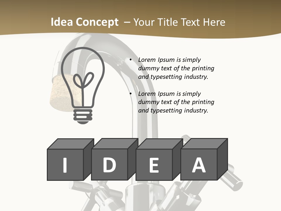 Save Clean Vector PowerPoint Template