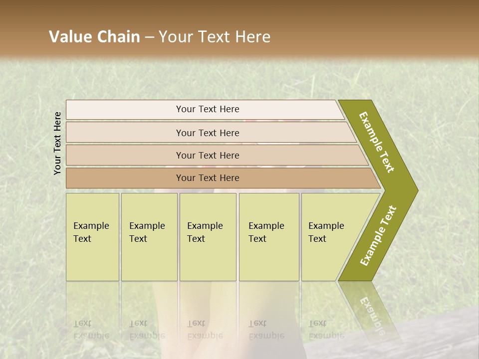 A Woman's Feet With Red Nail Polish And A Flower On Her Toe PowerPoint Template