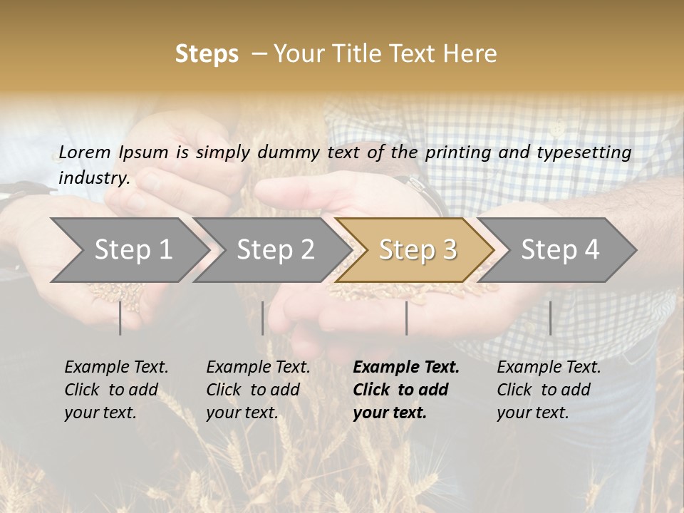 Whole Green Photography PowerPoint Template