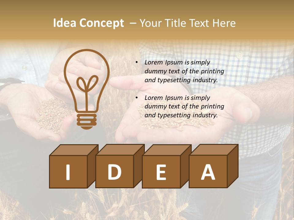 Whole Green Photography PowerPoint Template