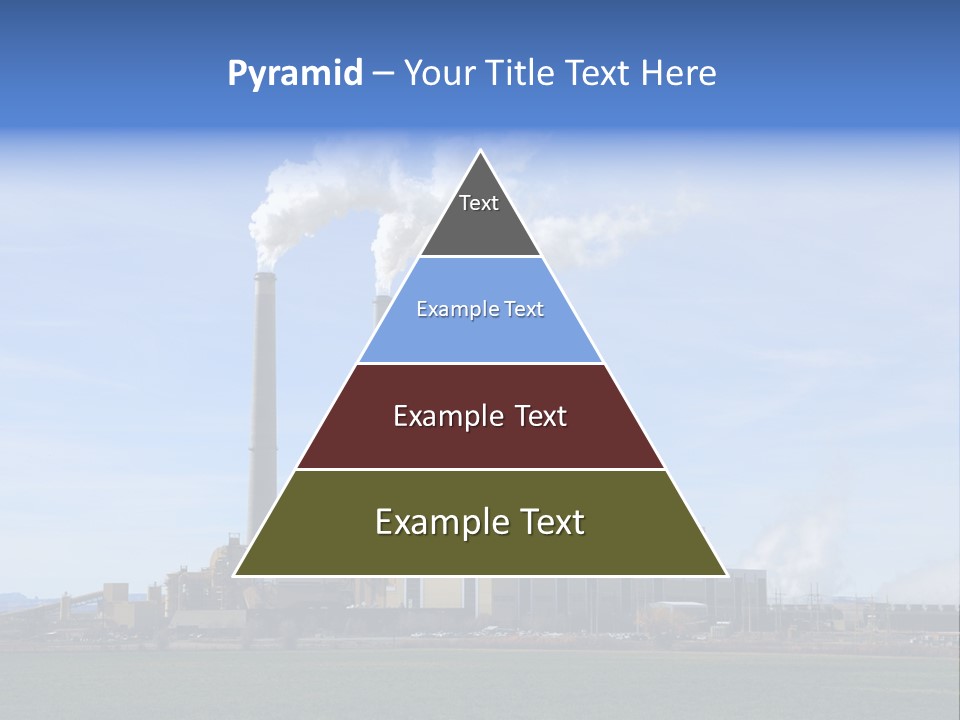 Travel Iconic Pyramid PowerPoint Template