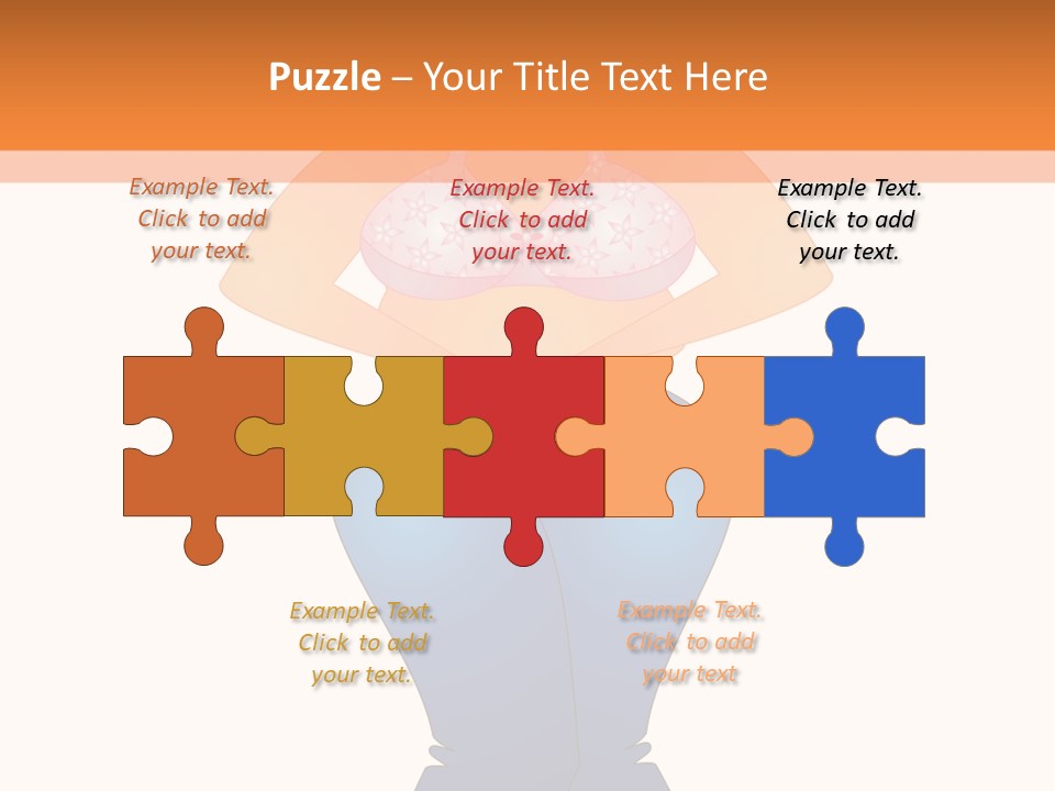 Trousers Overweight Stout PowerPoint Template