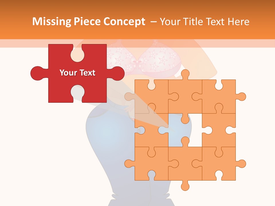 Trousers Overweight Stout PowerPoint Template