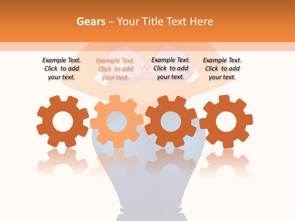 Trousers Overweight Stout PowerPoint Template