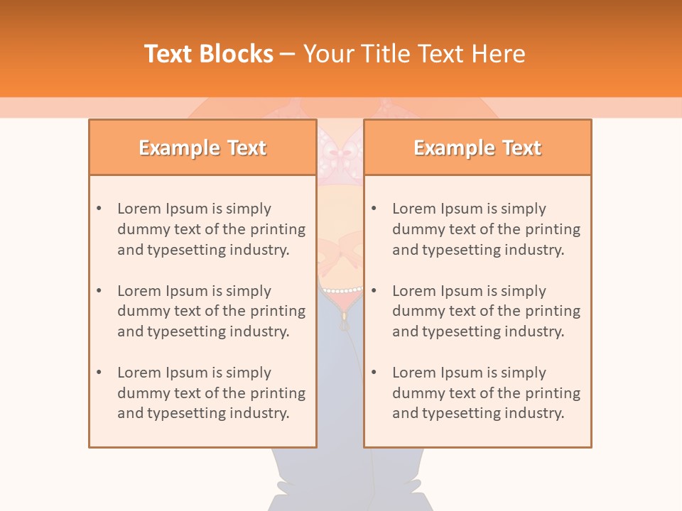 Trousers Overweight Stout PowerPoint Template