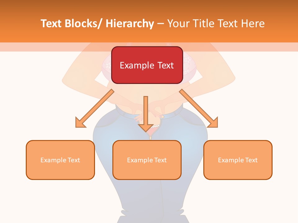 Trousers Overweight Stout PowerPoint Template