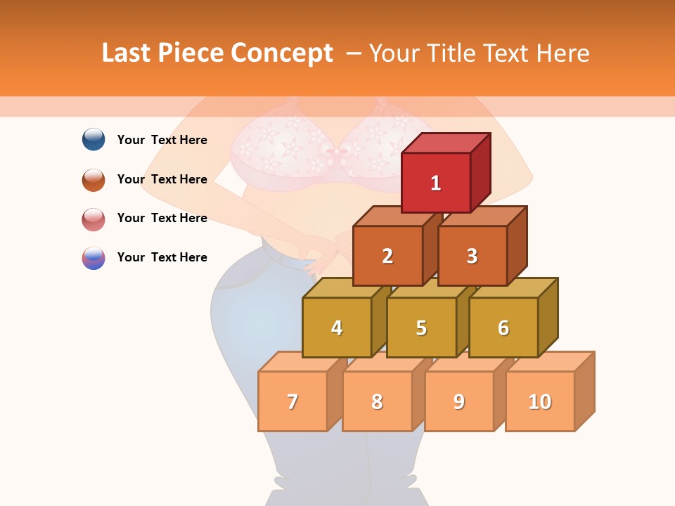 Trousers Overweight Stout PowerPoint Template