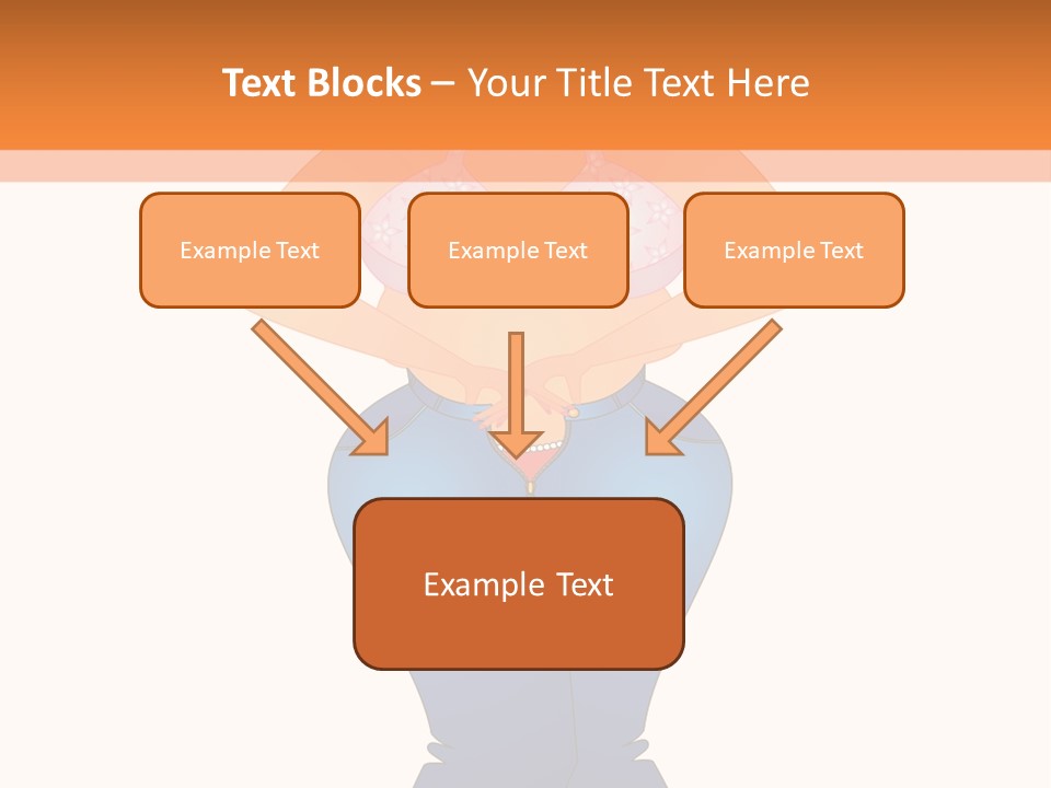 Trousers Overweight Stout PowerPoint Template