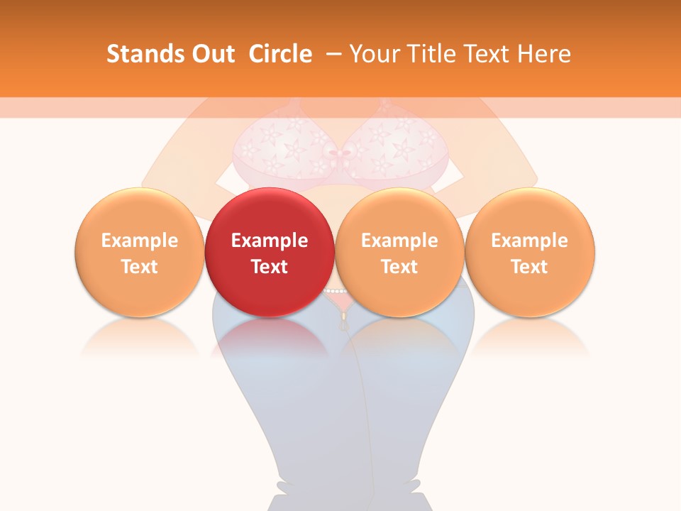 Trousers Overweight Stout PowerPoint Template