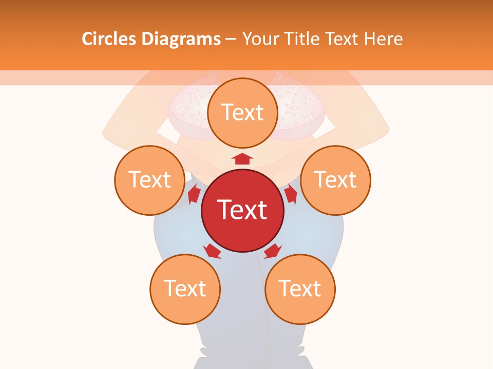 Trousers Overweight Stout PowerPoint Template