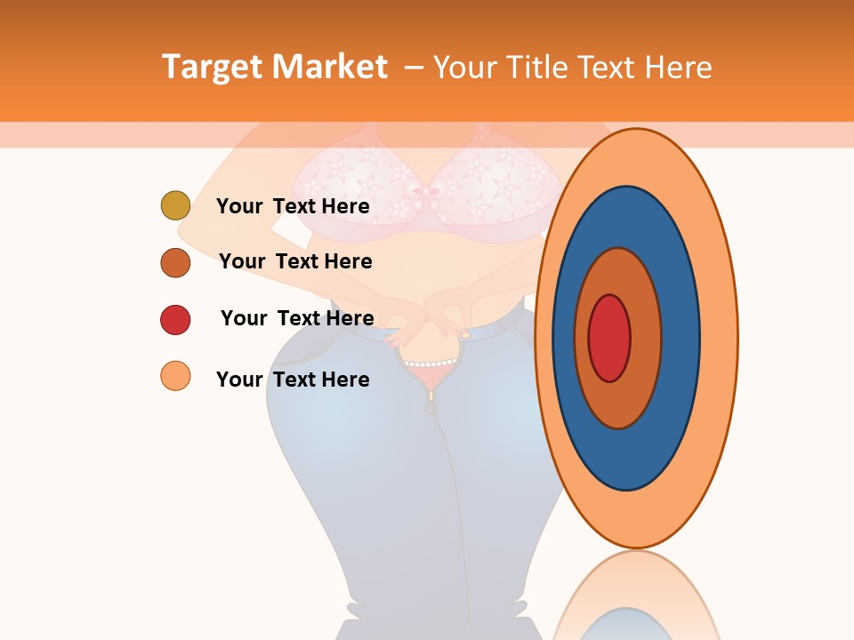 Trousers Overweight Stout PowerPoint Template