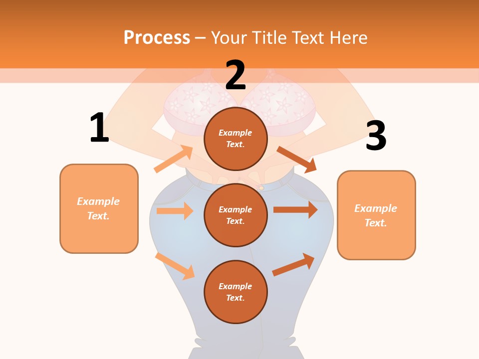 Trousers Overweight Stout PowerPoint Template