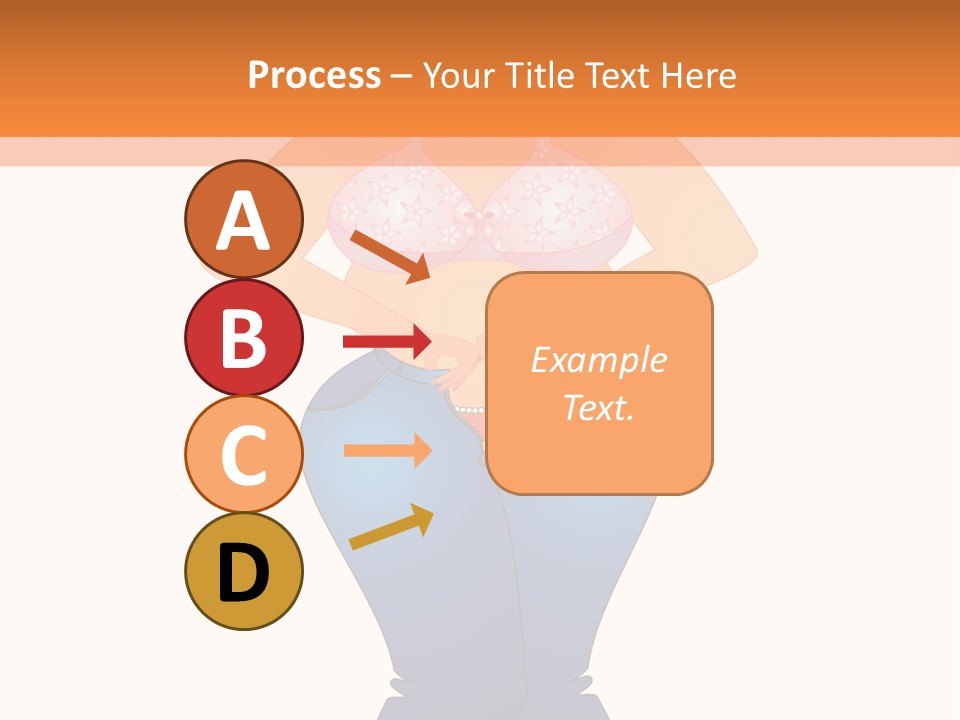 Trousers Overweight Stout PowerPoint Template