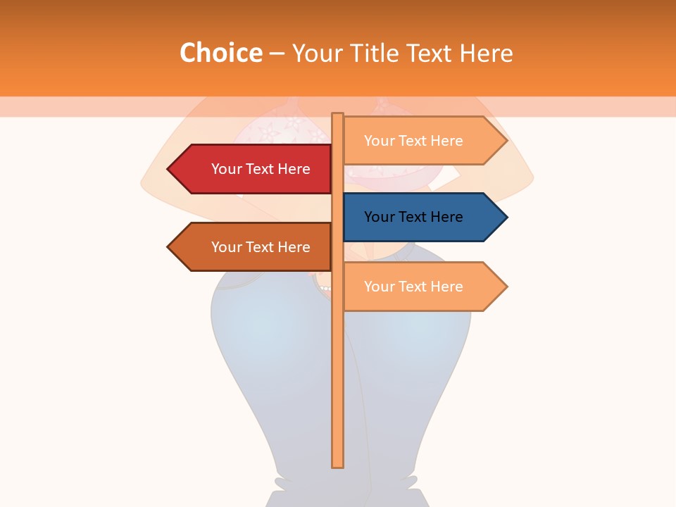 Trousers Overweight Stout PowerPoint Template