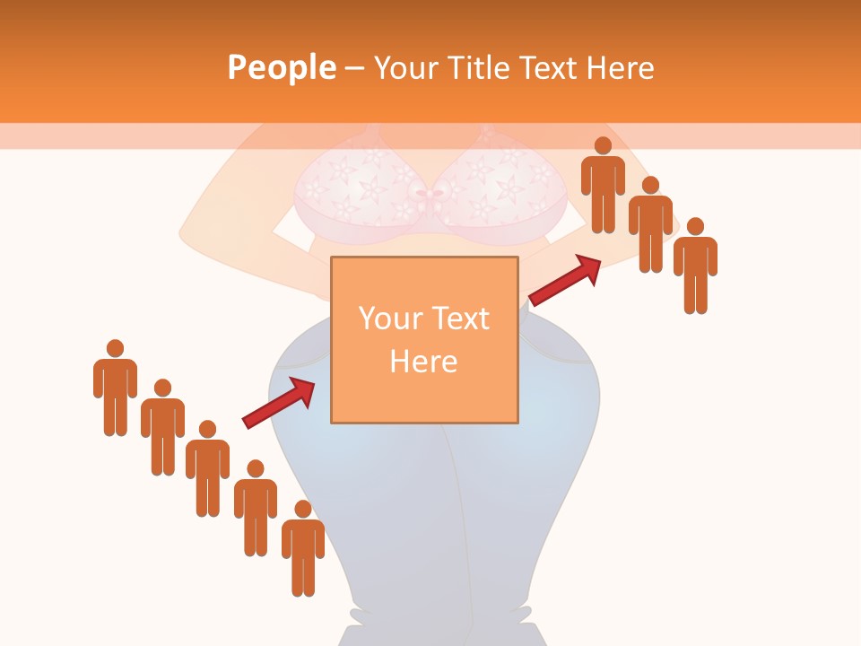 Trousers Overweight Stout PowerPoint Template