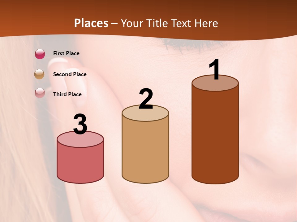 Tooth Background Closeup PowerPoint Template