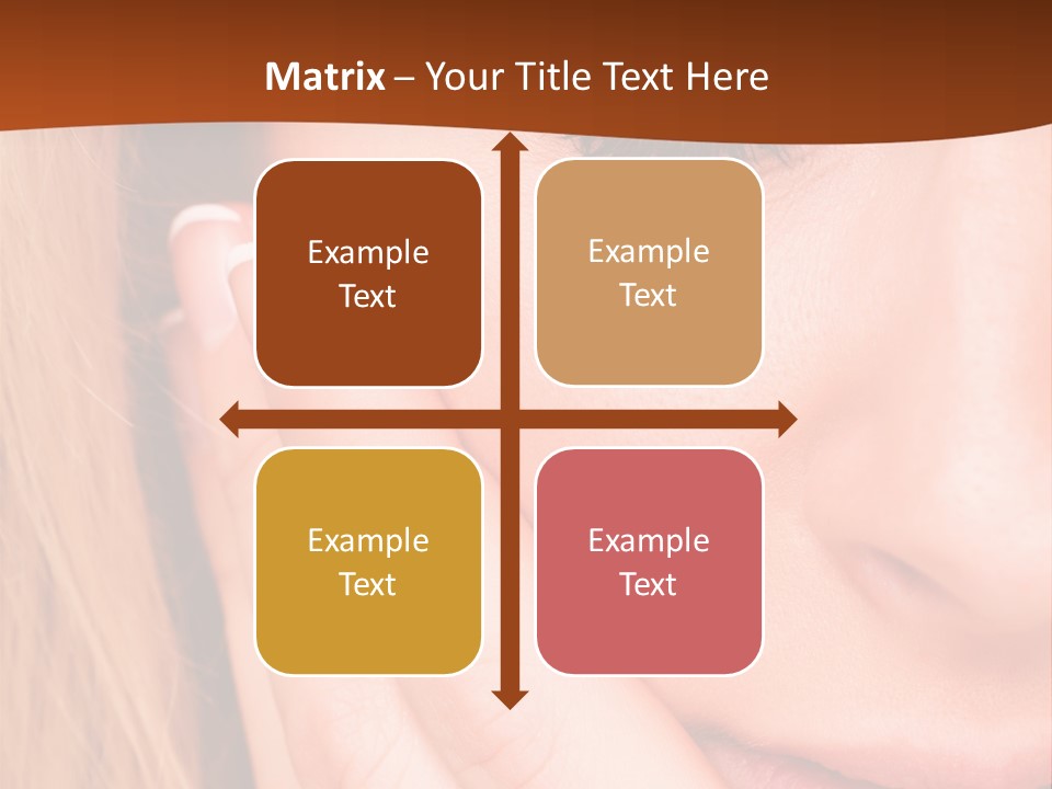 Tooth Background Closeup PowerPoint Template