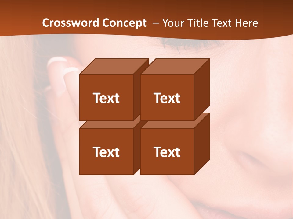 Tooth Background Closeup PowerPoint Template