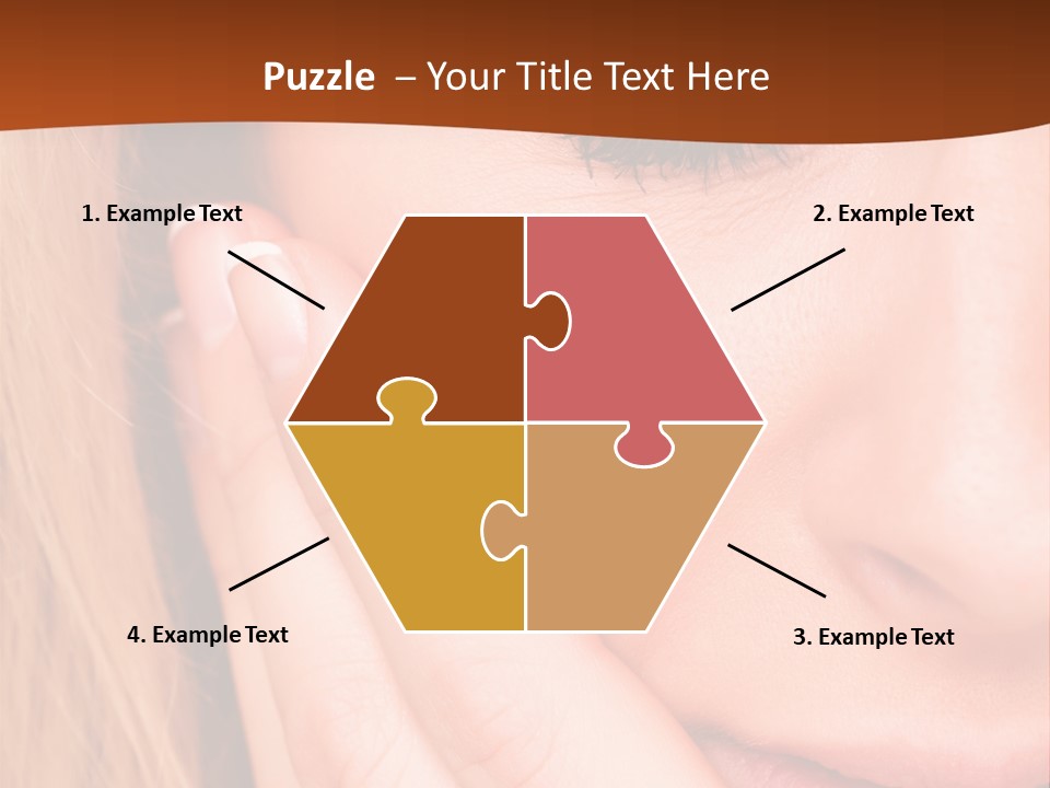 Tooth Background Closeup PowerPoint Template