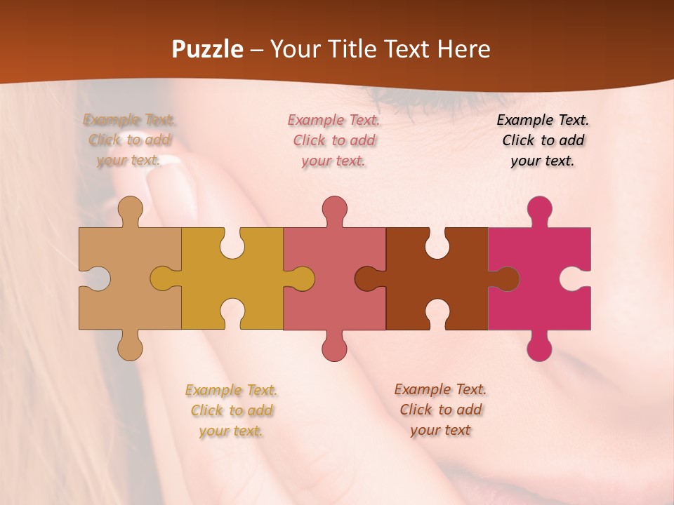 Tooth Background Closeup PowerPoint Template