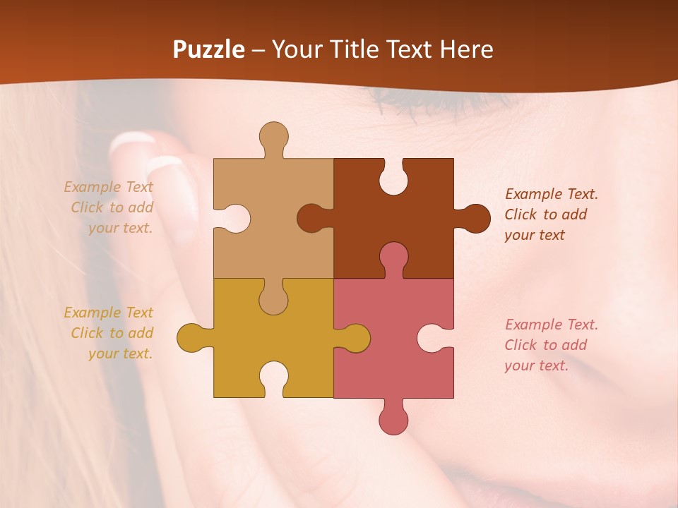 Tooth Background Closeup PowerPoint Template