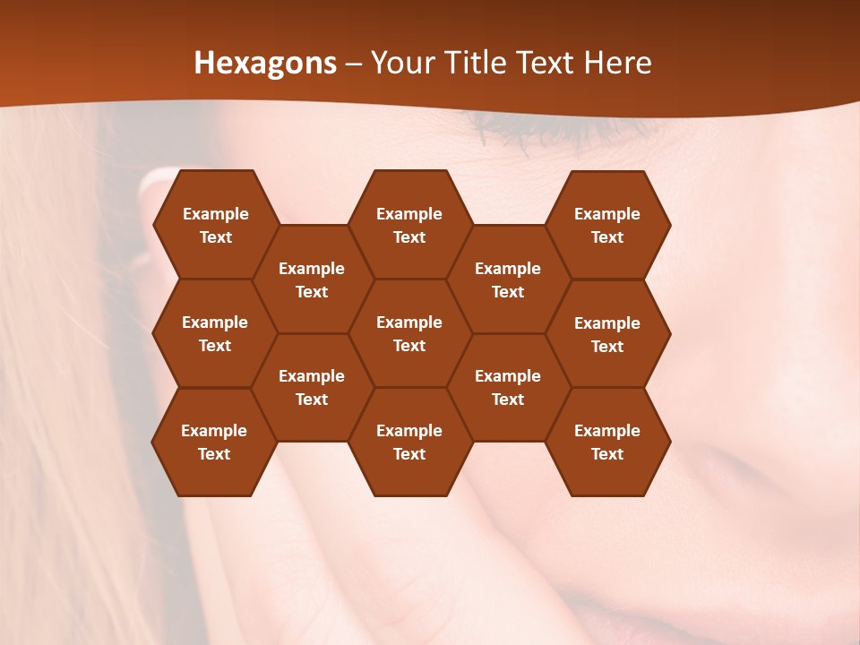 Tooth Background Closeup PowerPoint Template