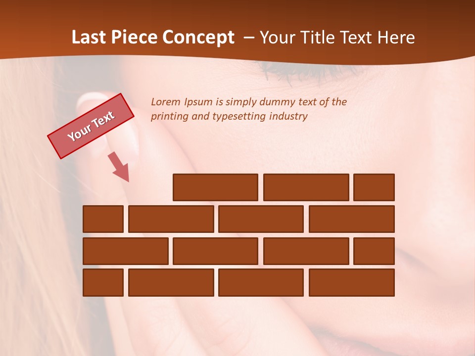 Tooth Background Closeup PowerPoint Template