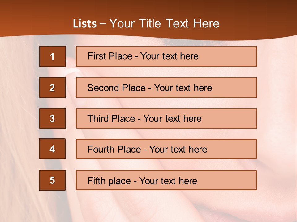 Tooth Background Closeup PowerPoint Template