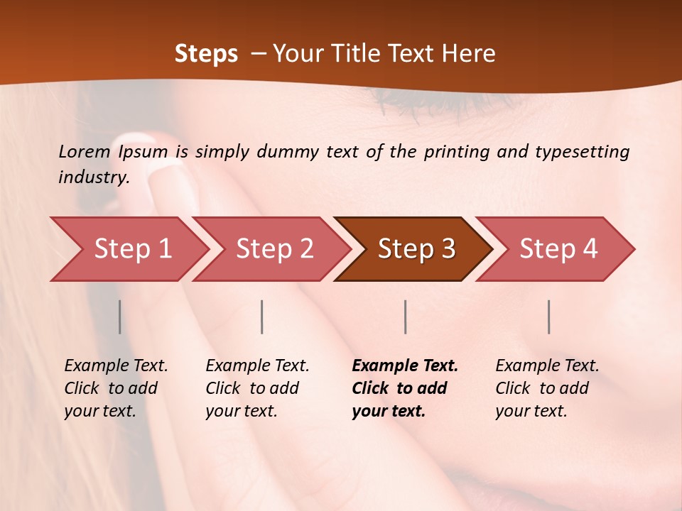 Tooth Background Closeup PowerPoint Template