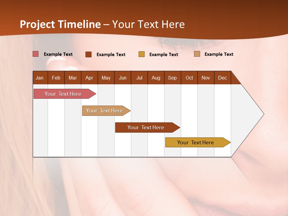 Tooth Background Closeup PowerPoint Template