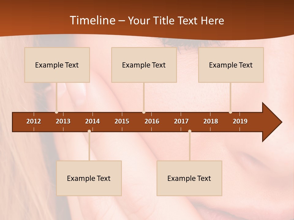Tooth Background Closeup PowerPoint Template