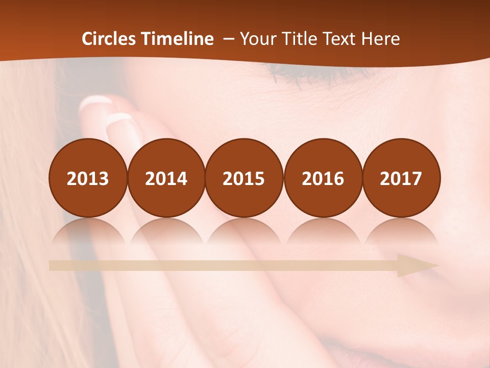 Tooth Background Closeup PowerPoint Template