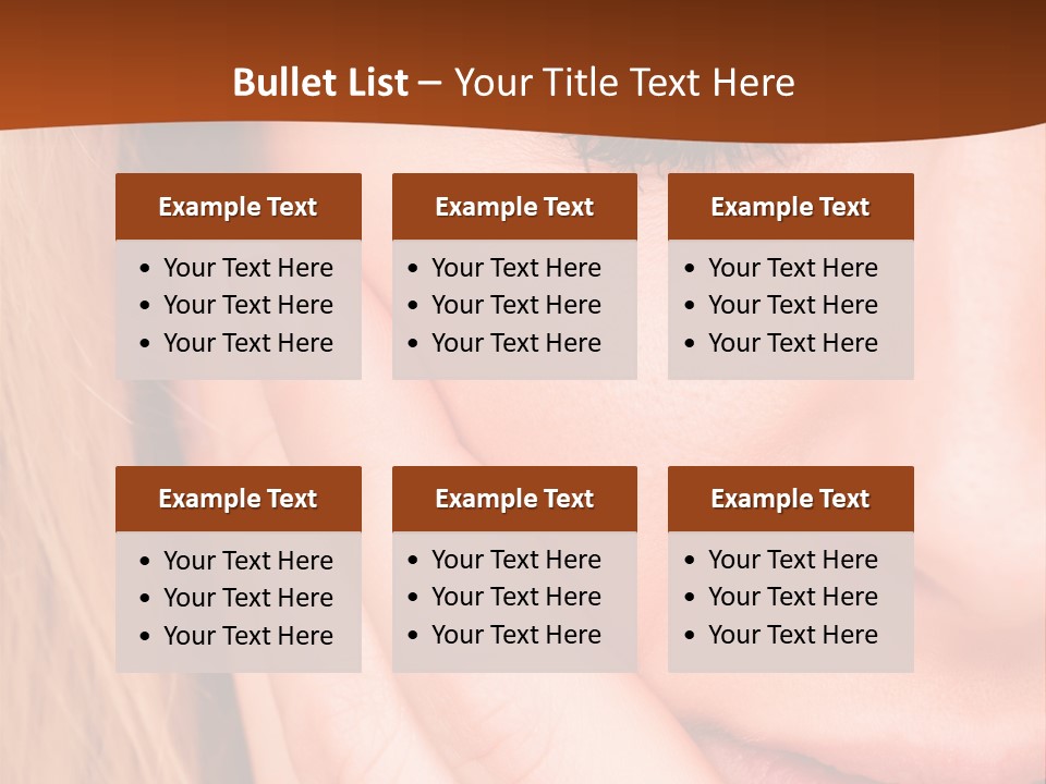 Tooth Background Closeup PowerPoint Template