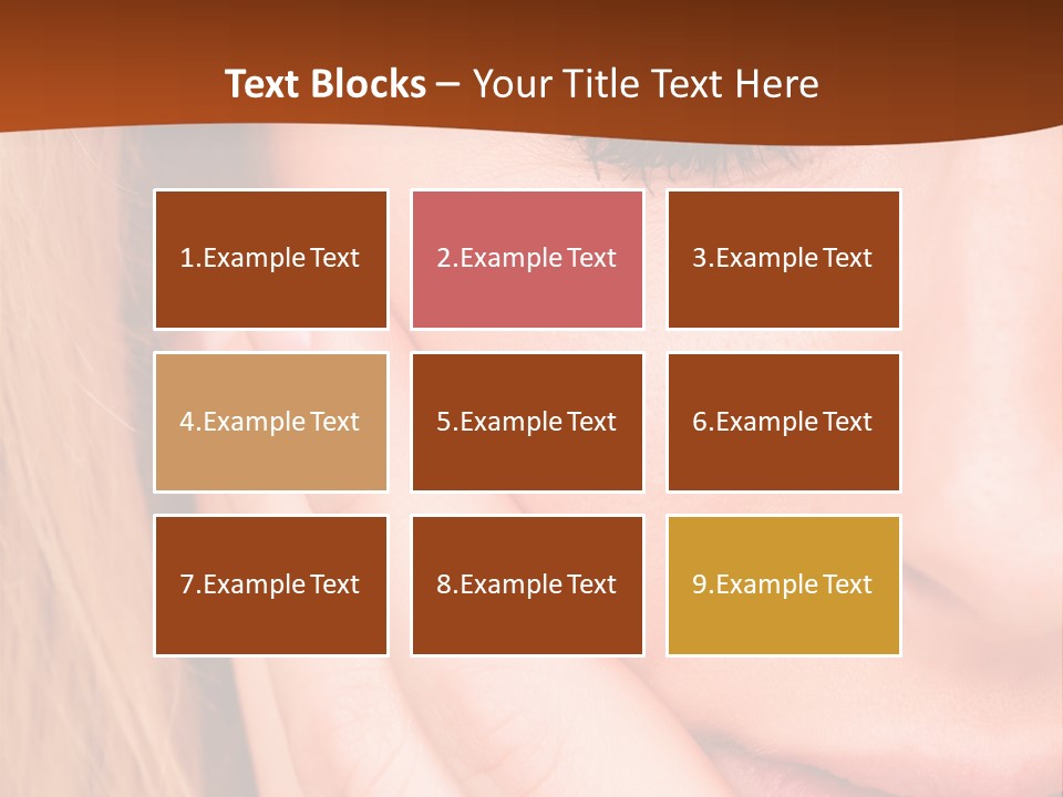 Tooth Background Closeup PowerPoint Template