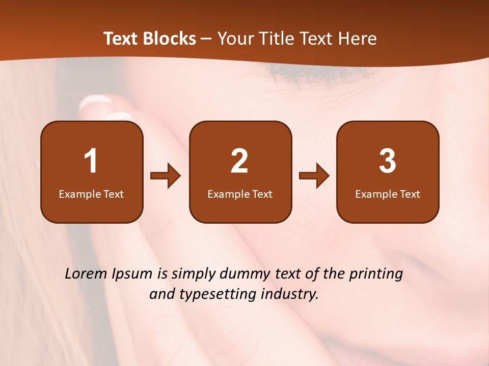 Tooth Background Closeup PowerPoint Template