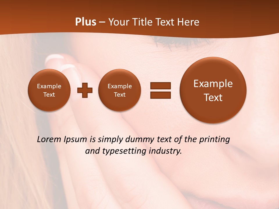 Tooth Background Closeup PowerPoint Template