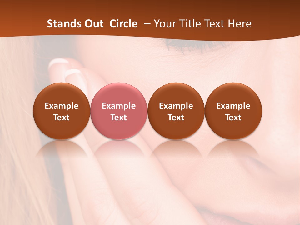 Tooth Background Closeup PowerPoint Template