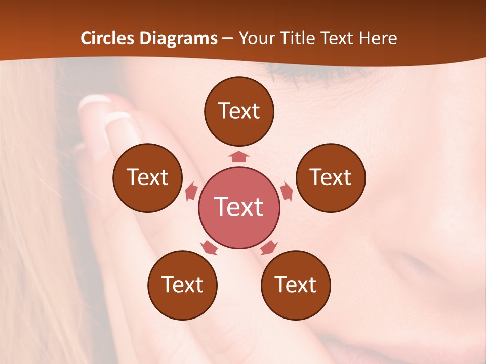 Tooth Background Closeup PowerPoint Template