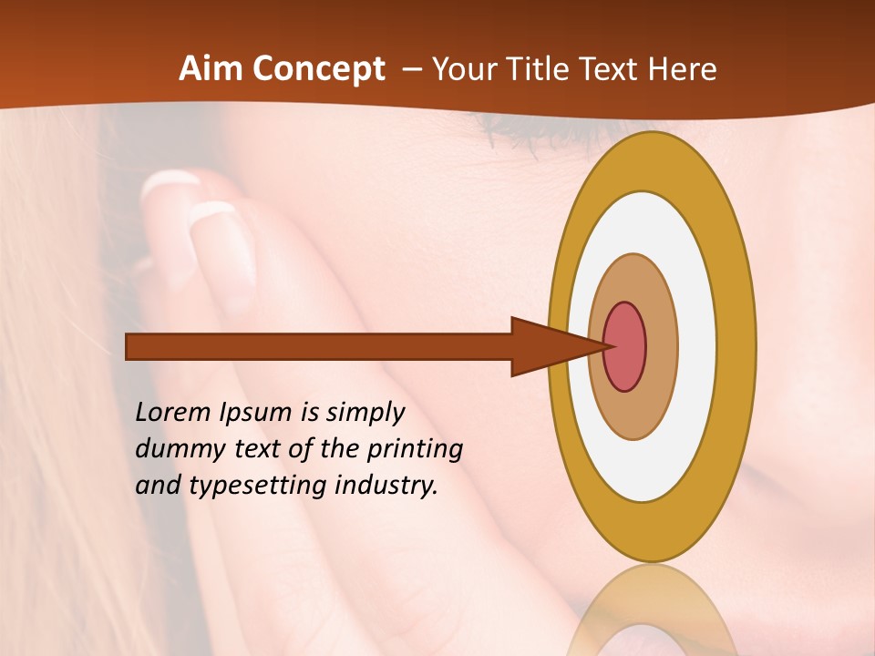 Tooth Background Closeup PowerPoint Template