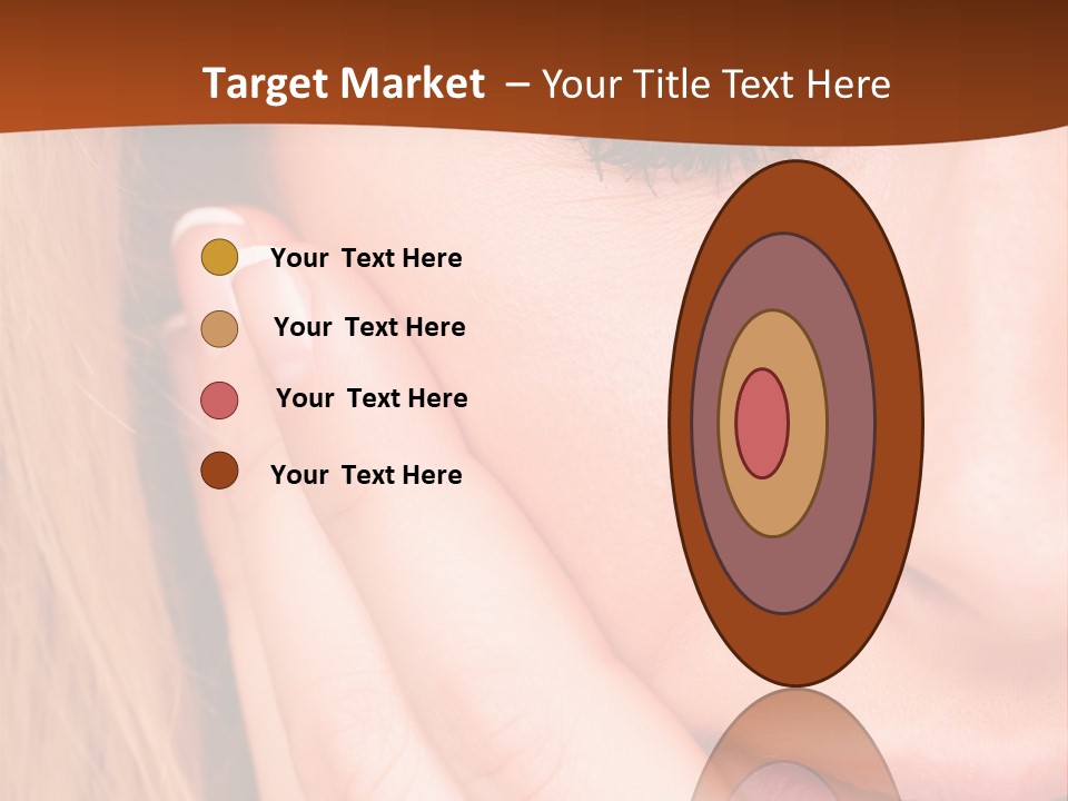 Tooth Background Closeup PowerPoint Template