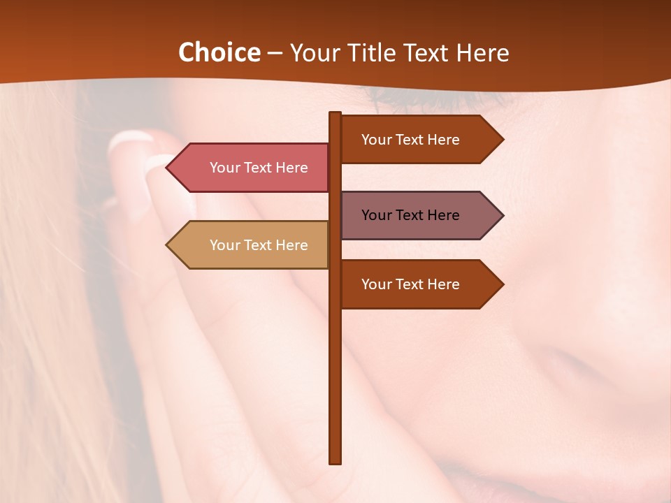 Tooth Background Closeup PowerPoint Template