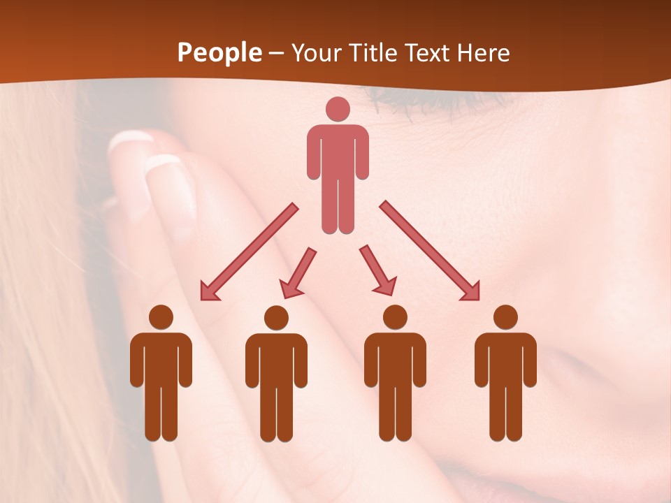 Tooth Background Closeup PowerPoint Template