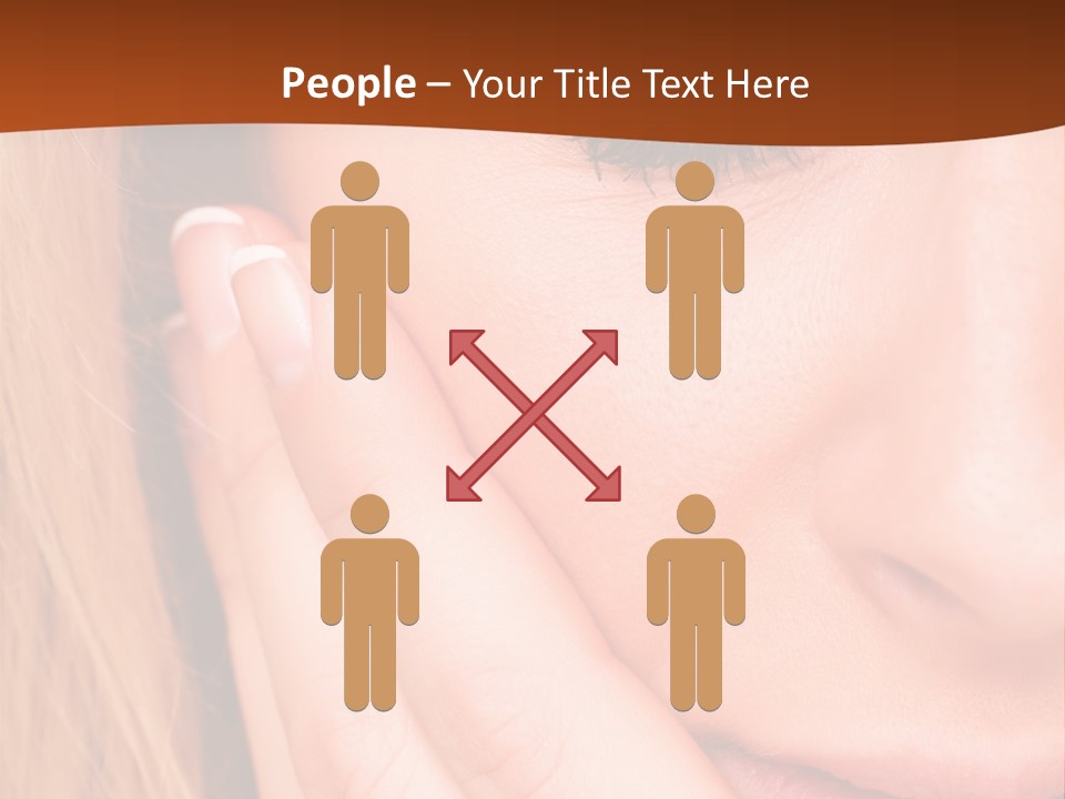 Tooth Background Closeup PowerPoint Template