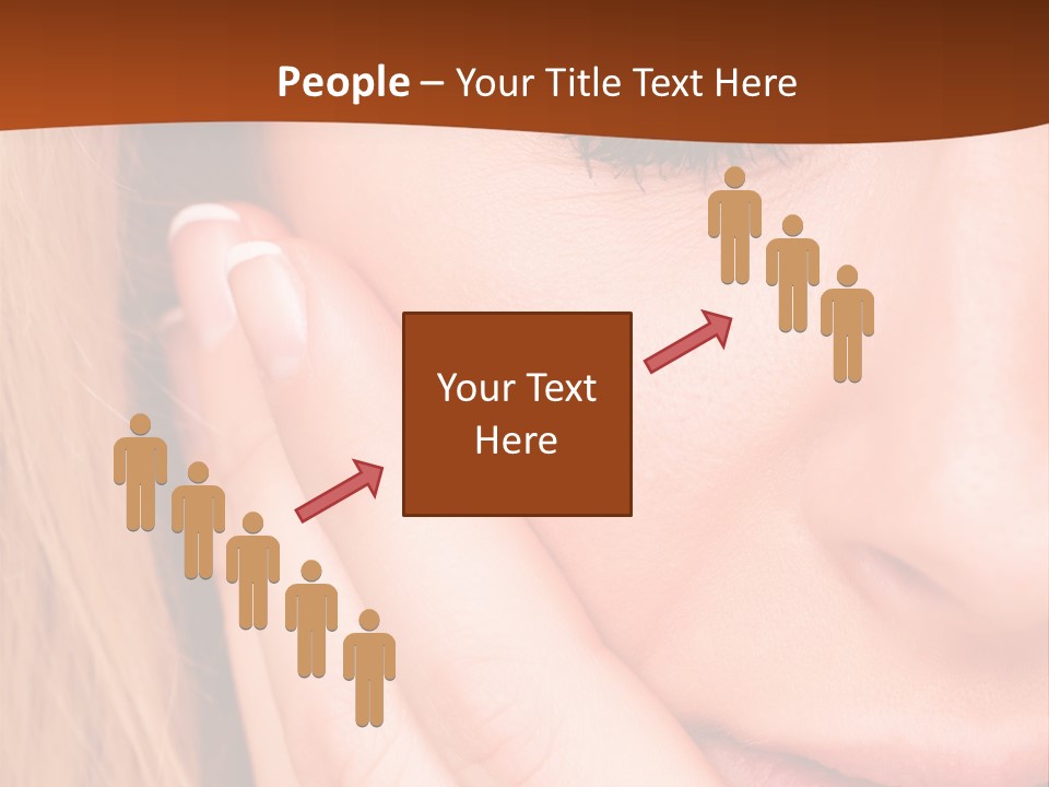 Tooth Background Closeup PowerPoint Template